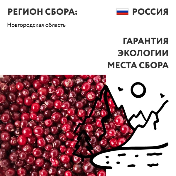 Клюква свежая весенняя, 1 литр