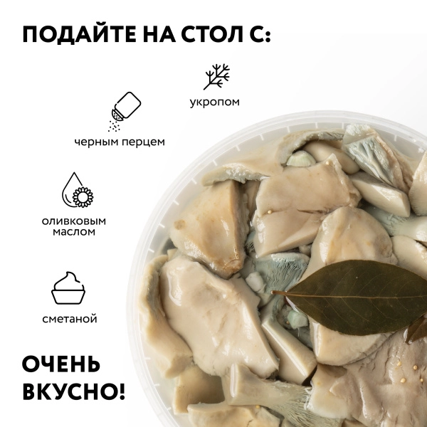 Груздь белый БОРОВОЙ соленый резаный г/п (Вед/пл 3,2 л.)