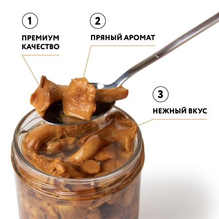 Лисички соленые г/п (ст/б 0,43 л.)